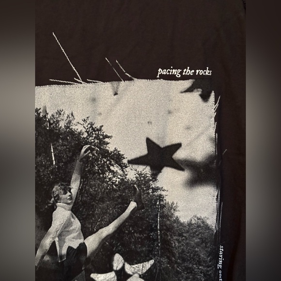 FOLKLORE ALBUM PACING THE ROCKS LONGSLEEVE T-SHIRT Size XL - Picture 6 of 9